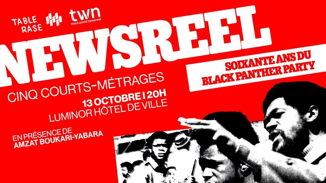 Affiche de TABLE RASE N°6 - Les Soixante ans du Black Panther Party.