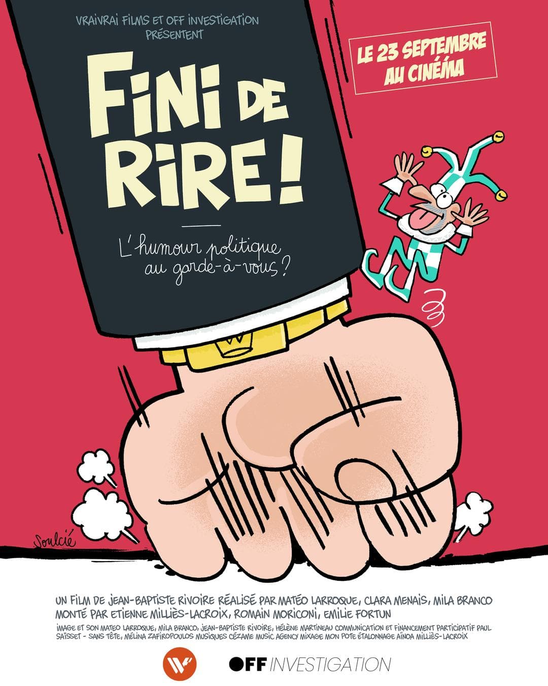Affiche de Fini de rire ! L'humour politique au garde-à-vous ?