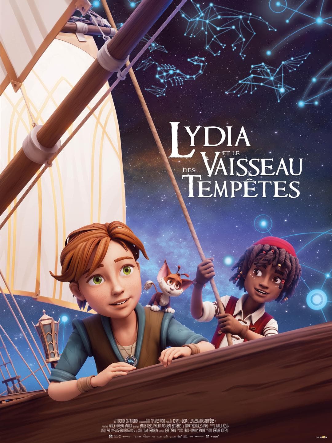 Affiche de Lydia et le Vaisseau des Tempetes