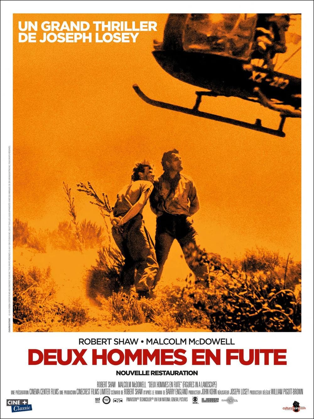 Affiche de Deux Hommes en Fuite