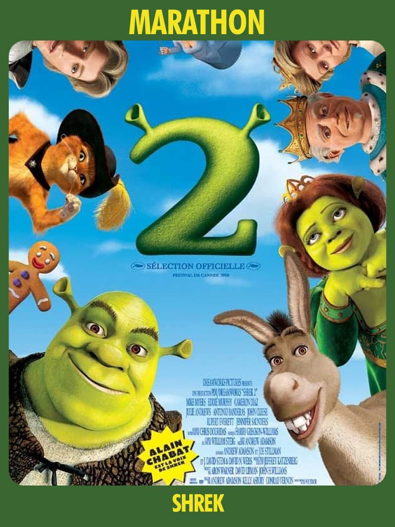 Affiche de Shrek 2 • Marathon Shrek