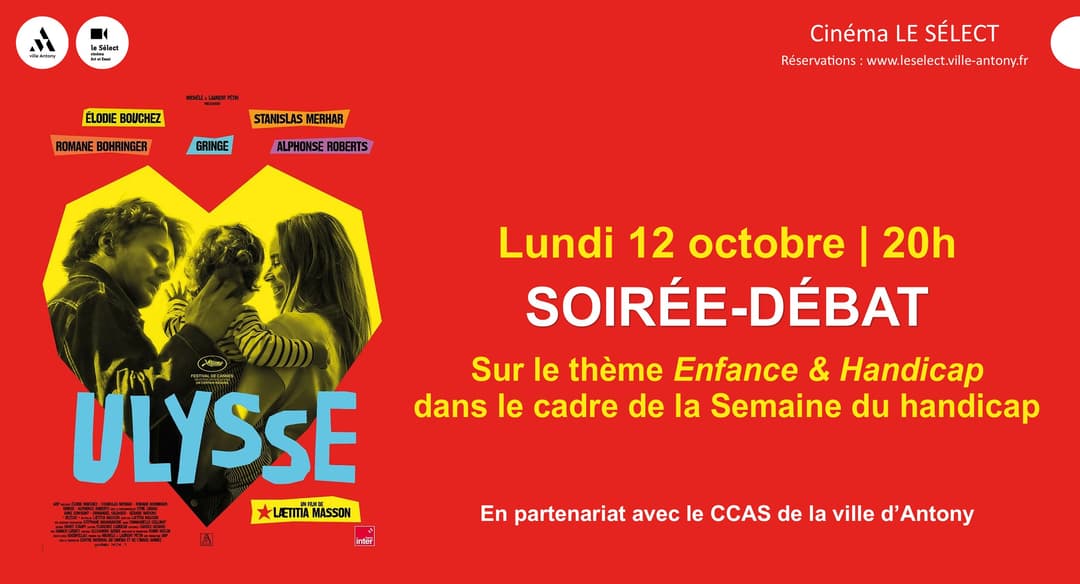 Affiche de Soirée-débat sur le thème Enfance et handicap