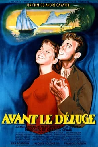 Affiche de Avant le déluge