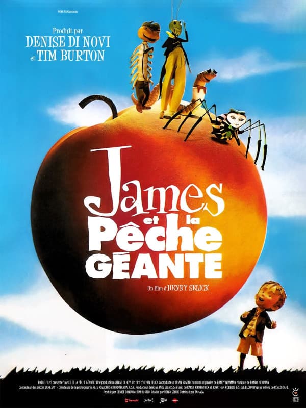 Affiche de James et la pêche géante