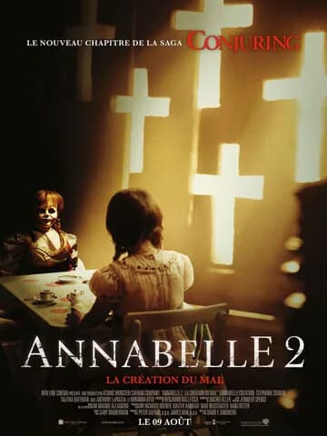 Affiche de Annabelle 2 la Creation du Mal