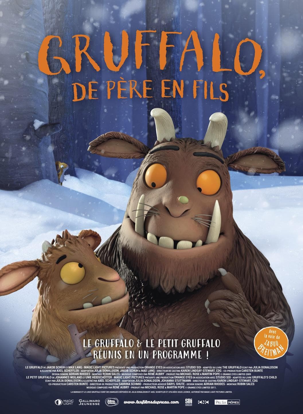 Affiche de Gruffalo, de père en fils