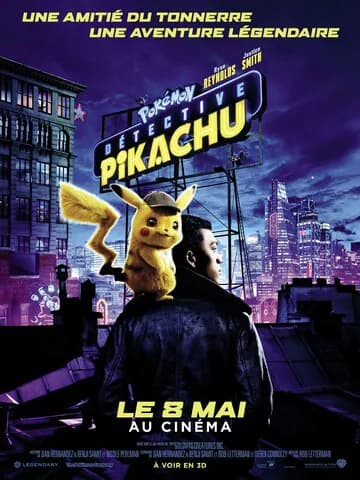 Affiche de Pokemon Detective Pikachu